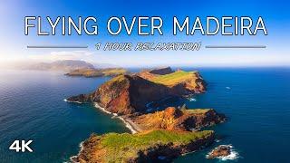 Flying over Madeira: 1 HOUR of Ambient Scenes with Relaxing Music (4K UHD Drone Film)