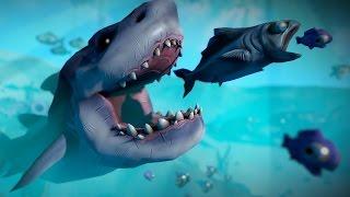 ЖРИ ИЛИ СОЖРУТ ТЕБЯ! 3D ВЕРСИЯ СЛИЗЕРИО НОВАЯ ИГРА FISH FEED AND GROW