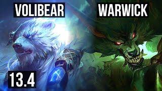 VOLIBEAR vs WARWICK (TOP) | 2/1/6 | KR Diamond | 13.4