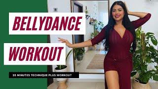 Bellydance Tutorial  with Carmen | 35 MIN | Technique plus workout !!!