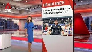 East Asia Tonight: China says report on defence minister corruption probe is 'shadow-chasing'