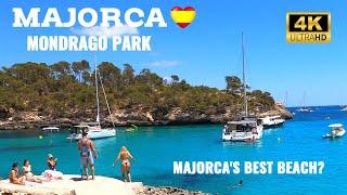 Mondrago Natural Park, Mallorca  Beach Walk  4K | Cala Mondrago 4K Beach Walking Tour