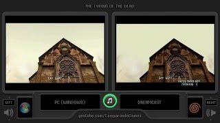The Typing of the Dead (PC vs Dreamcast) Side by Side Comparison