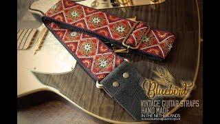 Bluebird Guitar Straps - Bluebird Standard Series - Red Versailles