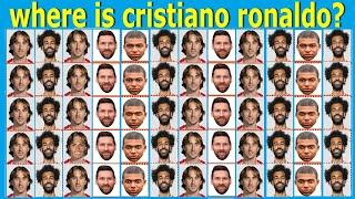 can you find where is cristiano ronaldo?imsure because you are very smart,quiz game for football fan