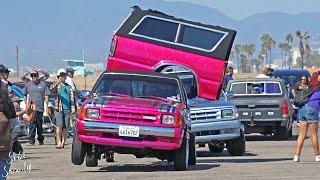 Lowrider Mini Truck 3 Wheel Motion in Los Angeles!