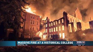 Massive Fire at a Historical College in Bristol