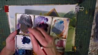 Country cottage watercolour tutorial Step by step demonstration