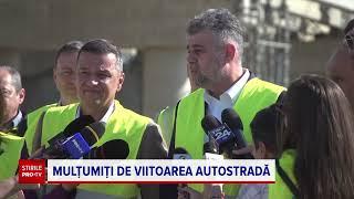 Premierul și ministrul Transporturilor promit că Autostrada Moldovei va fi gata în timp record