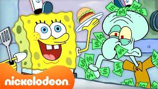 سبونج بوب | كل مرة كان فيها الكرستي كراب محجوزًا ومشغولًا!  | Nickelodeon Arabia