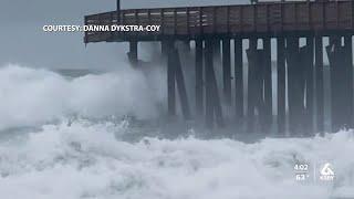 More pilings break off Cayucos Pier