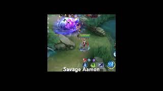 Savage Aamon #mobilelegends  #aamon #savage #savagemoment  #mlbb