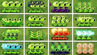 Random All Peashooters Plants Battlez - Who Will WIn? - PvZ 2 Plant vs Plant