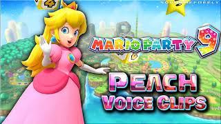 All Princess Peach Voice Clips • Mario Party 9 • Voice Lines • Nintendo Wii 2012 (Samantha Kelly)