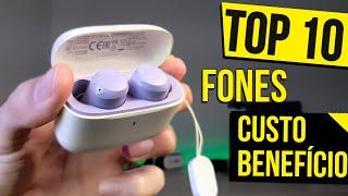 Top 10 MELHORES Fones Bluetooth CUSTO BENEFÍCIO 2024