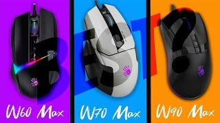 BEST Bloody W-Series Gaming Mouse  [ W60 Max VS W70 Max VS W90 Max ] Complete Comparison | In Urdu