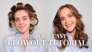 QUICK & EASY Blowout Hair Tutorial!