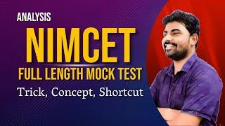 NIMCET Test Series - Analysis with Shortcuts, Tricks - Best NIMCET Test Series for 2023 Aspirants