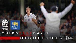 Pope 154 & Hull's First Wicket | Highlights - England v Sri Lanka Day 2 | Rothesay Test 2024