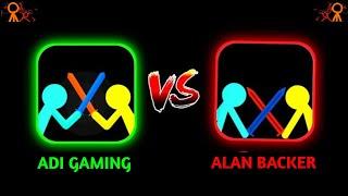 SUPREME DUELIST STICKMAN   adi gaming vs alan backer  #gaming #animation #stickman @alanbecke