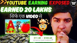 Earned 20 lakhs with 1 video | How to create a Faceless youtube channel #facelesschannelideas