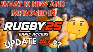 Rugby 25 | Thoughts and Patch Notes from Update #3