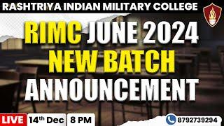 RIMC June 2024 Batch Announcement | RIMC June 2024 | Sukhoi Academy RIMC Batch | RIMC Fresh Batch
