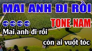 Mai Anh Đi Rồi Karaoke Tone Nam Karaoke Lâm Beat - Beat Mới