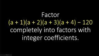 Challenging Problem in Factoring