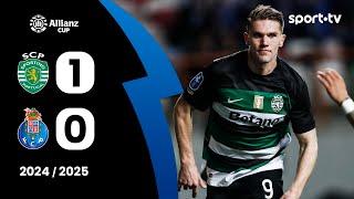 Resumo: Sporting 1-0 FC Porto - Taça da Liga | sport tv