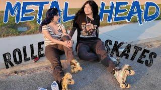 Metal Head learns Roller Skating Tricks! 