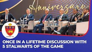 Sidath, Mahela, Marvan, Nasser, and Simon - SSC 125th Anniversary - Special Panel Discussion