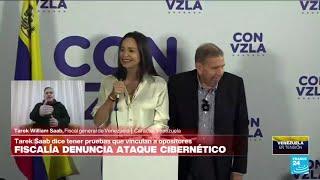 Tarek William Saab: 'Oposición venezolana ralentizó la transmisión del resultado electoral'