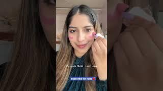 Sheglam blush review - love cake blush pink blush #jasminedeswal #affordablemakeup