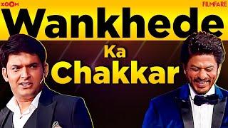 Shah Rukh Khan & Kapil Sharma make FUN of Wankhede, Indian Media & Khans | Filmfare funny video