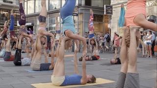 AcroYoga Flashmob Vienna Sept. 2016 - updated