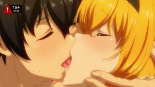 Roxanne kisses her master LEWDLY | Harem in the Labyrinth of Another World