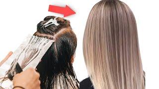 Мелирование на темные русые волосы дома | Окрашивание волос  | Уроки окрашивания волос