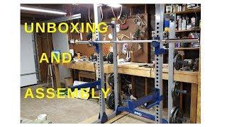 Fitness Gear Pro Half Squat Rack Unboxing And Assembly