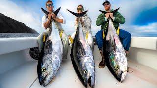 1,000lbs of Most EXPENSIVE Tuna! Catch Clean Cook (Giant California Bluefin tuna)