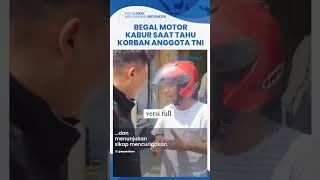 Viral Begal Motor Bermodus Leasing di Depok, Pelaku Kabur Ketakutan saat Tahu Korban Anggota TNI