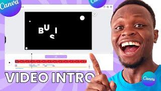 How to Create a VIDEO INTRO for Youtube in Canva [EASY CANVA TUTORIAL]