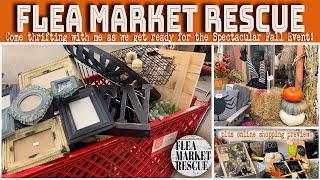 COME THRIFT STORE SHOPPING FOR FALL FINDS + FLEA MARKET RESCUE'S FALL EVENT