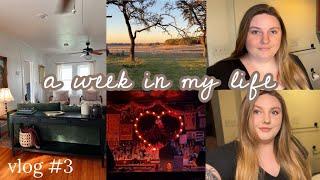 vlog #3: a week in my life | “snow” day • date night • home reset • family compound life