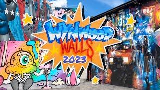 WYNWOOD WALLS Miami 4K walking tour 2023!  ADD FUEL, Buff Monster, Triston Eaton, OBEY, VHILS