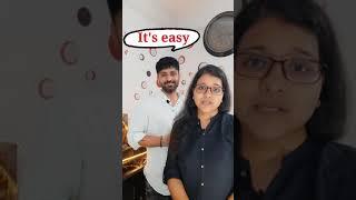 बहुत आसान है | 5 Ways to Say IT'S EASY | Daily use English Sentences | Preeti and Sachin | #shorts