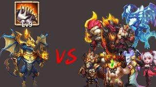 Blade shell Zephyrica vs Top Legends | Castle Clash