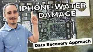 Microsoldering on Water Damaged iPhone X - Data Recovery Motherboard Repair