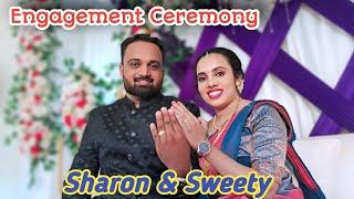 Engagement Ceremony | Sharon And Sweety | Catholic Engagement Ceremony | Ammembal | 2024