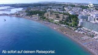 Rhodos, Griechenland Urlaub und Reise mit HeliView Pauschalreisen und Hotels im Hotelvideo buchen.